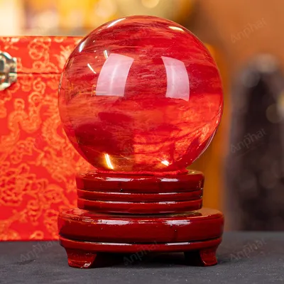 Quả Cầu Đá Núi Lửa Đỏ - 1,66kg - M2157166