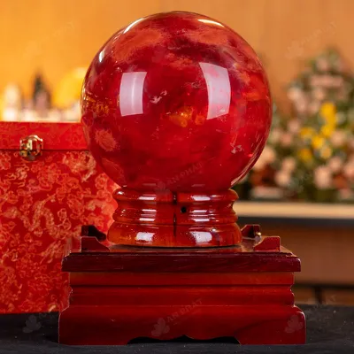 Quả Cầu Đá Núi Lửa Đỏ - 9kg - M215790