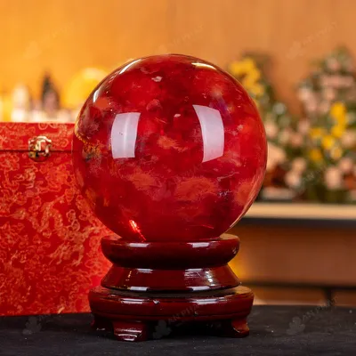 Quả Cầu Đá Núi Lửa Đỏ - 9kg - M215790