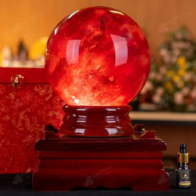 Quả Cầu Đá Núi Lửa Đỏ - 9kg - M215790