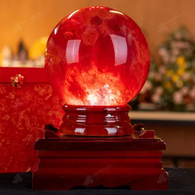 Quả Cầu Đá Núi Lửa Đỏ - 9kg - M215790