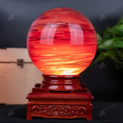 Quả Cầu Đá Núi Lửa Đỏ - 12,1Kg - M0346121