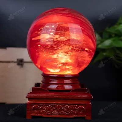 Quả Cầu Đá Núi Lửa Đỏ - 12,1Kg - M0346121