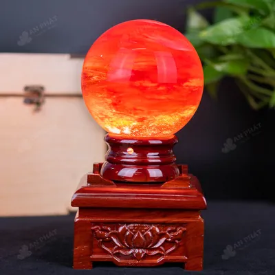 Quả Cầu Đá Núi Lửa Đỏ - 2,2 Kg - M215722