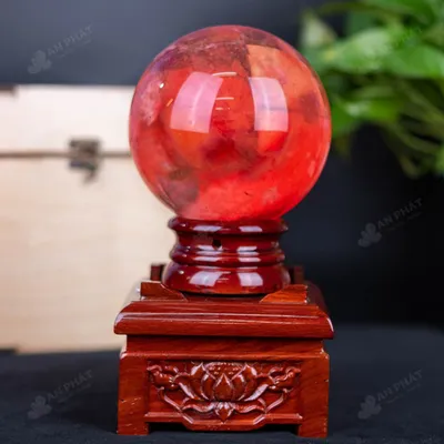 Quả Cầu Đá Núi Lửa Đỏ - 2,4 Kg - M215724