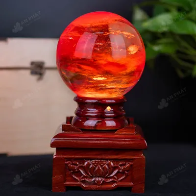 Quả Cầu Đá Núi Lửa Đỏ - 2,4 Kg - M215724
