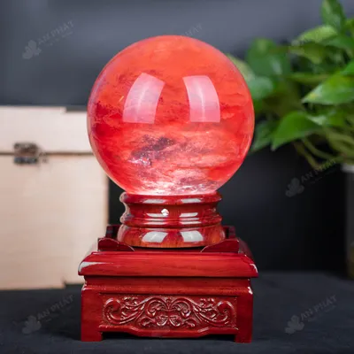 Quả Cầu Đá Núi Lửa Đỏ - 4,63 Kg - M2157463