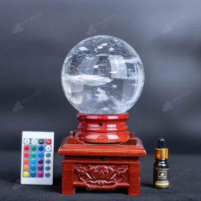 Quả Cầu Đá Núi Lửa Trắng - 2,44Kg - M2163244