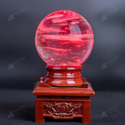 Quả Cầu Đá Núi Lửa Trắng - 2,44Kg - M2163244