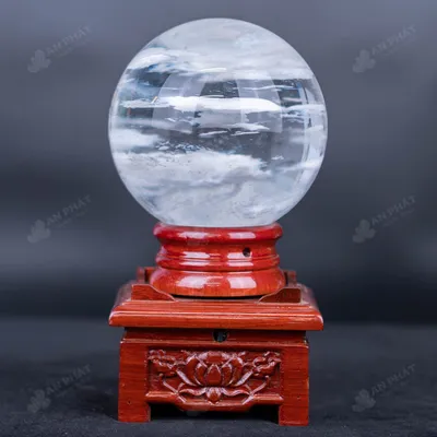 Quả Cầu Đá Núi Lửa Trắng - 3,04Kg - M2163304