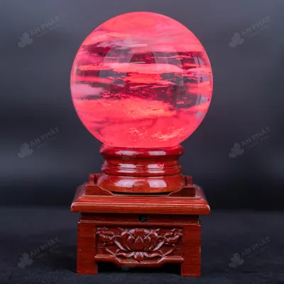 Quả Cầu Đá Núi Lửa Trắng - 3,04Kg - M2163304