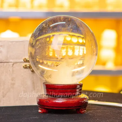 Quả Cầu Đá Phong Thủy Màu Vàng | Đá Obsidian Vàng - 4,1kg M19227