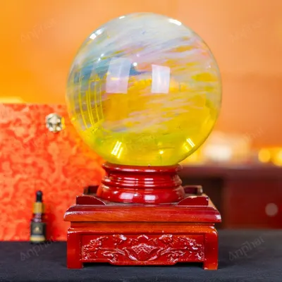 Quả Cầu Đá Núi Lửa Vàng – 12,04kg – M19221204