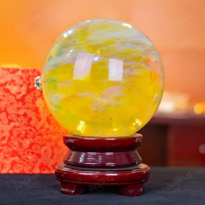 Quả Cầu Đá Núi Lửa Vàng – 12,04kg – M19221204