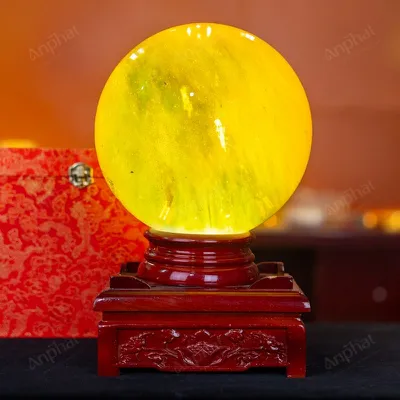 Quả Cầu Đá Núi Lửa Vàng – 12,04kg – M19221204