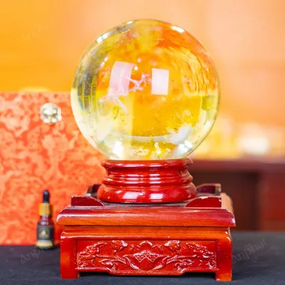 Quả Cầu Đá Núi Lửa Vàng – 6,8kg – M192268