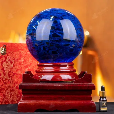 Quả Cầu Đá Núi Lửa Xanh Nước Biển - 8,1kg - M215581