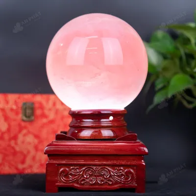 Quả Cầu Phong Thủy Đá Thạch Anh Hồng - 6,55Kg - M0944655