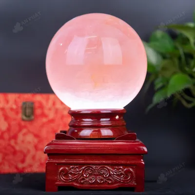 Quả Cầu Phong Thủy Đá Thạch Anh Hồng - 6,55Kg - M0944655