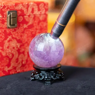 Quả Cầu Đá Thạch Anh Tím - 0,54kg - M0641054