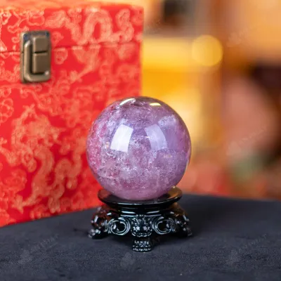 Quả Cầu Đá Thạch Anh Tím - 0,54kg - M0641054