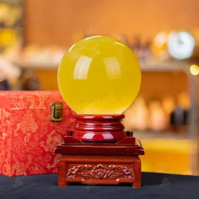 Quả Cầu Phong Thủy Đá Thạch Anh Vàng - 5,25kg - M2825523