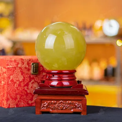 Quả Cầu Phong Thủy Đá Thạch Anh Vàng - 5,25kg - M2825523