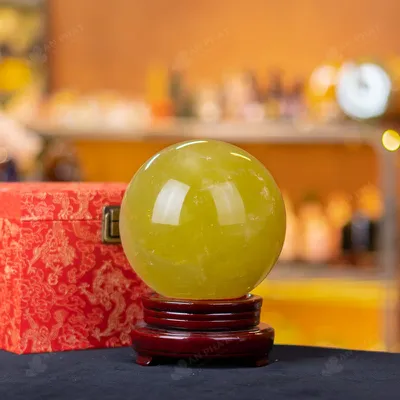 Quả Cầu Phong Thủy Đá Thạch Anh Vàng - 5,25kg - M2825523