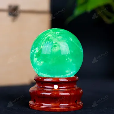 Quả Cầu Thạch Anh Xanh - Fluorite Xanh - 0,9Kg - M265009