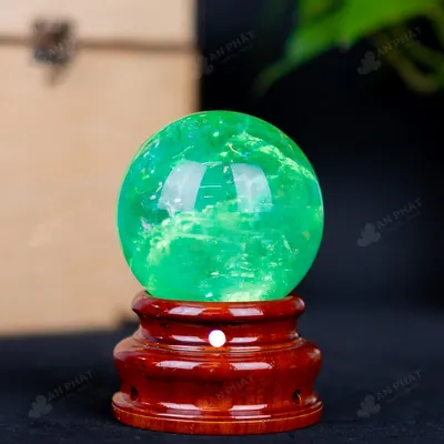 Quả Cầu Thạch Anh Xanh - Fluorite Xanh - 0,9Kg - M265009