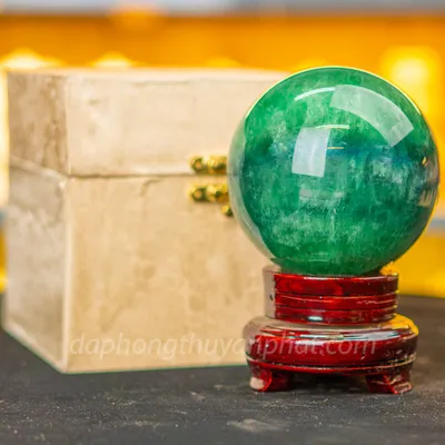 Quả Cầu Thạch Anh Xanh - Fluorite Xanh 1.97kg 10.5cm M227219