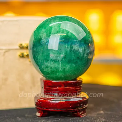 Quả Cầu Thạch Anh Xanh - Fluorite Xanh 1.97kg 10.5cm M227219