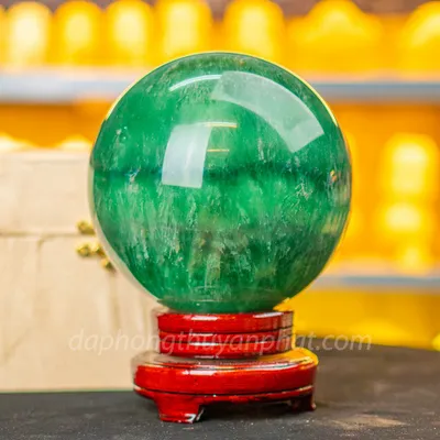 Quả Cầu Thạch Anh Xanh - Fluorite Xanh 6.87kg - 16cm M227224
