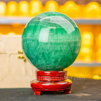 Quả Cầu Thạch Anh Xanh - Fluorite Xanh 7.34kg - 16cm - M227225