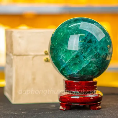 Quả Cầu Thạch Anh Xanh - Fluorite Xanh - 3.37kg - 12.5cm - M227223