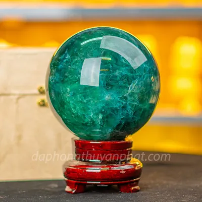 Quả Cầu Thạch Anh Xanh - Fluorite Xanh - 3.37kg - 12.5cm - M227223