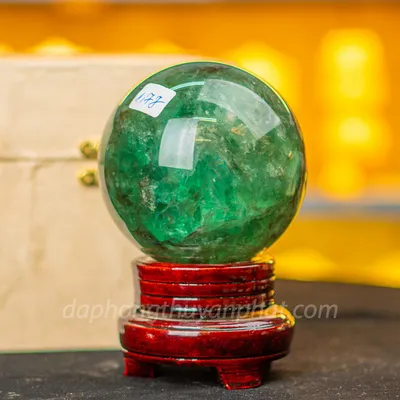 Quả Cầu Thạch Anh Xanh - Fluorite Xanh - 1.77kg - 10cm - M227226