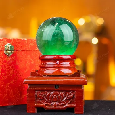 Quả Cầu Thạch Anh Xanh - Fluorite Xanh - 1,41kg - M1879141