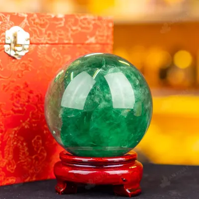 Quả Cầu Thạch Anh Xanh - Fluorite Xanh - 1,41kg - M1879141