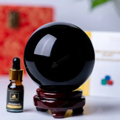 Quả Cầu Obsidian Đen - 1,5kg - M219215