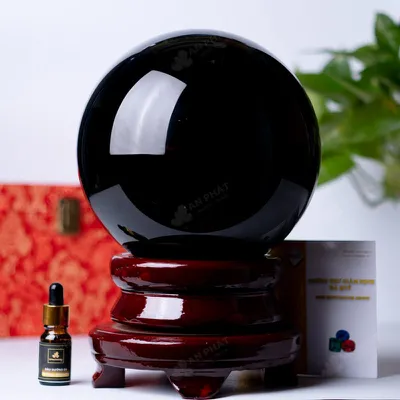 Quả Cầu Obsidian Đen - 9,56kg - M2192956