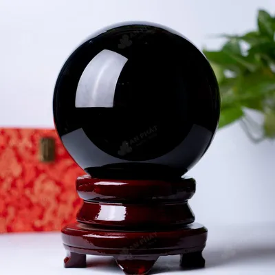 Quả Cầu Obsidian Đen - 9,56kg - M2192956