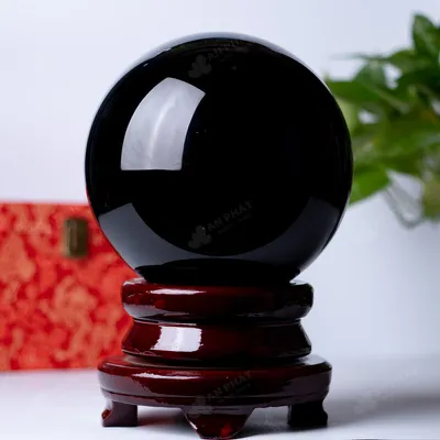 Quả Cầu Obsidian Đen - 9,56kg - M2192956