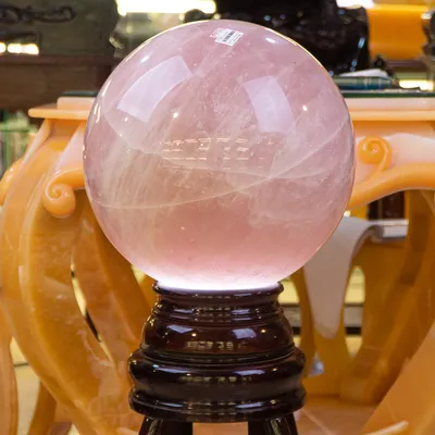 Quả Cầu Phong Thuỷ Thạch Anh Hồng 49.2kg - M23812
