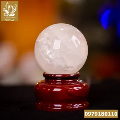Quả Cầu Thạch Anh Trắng 0,84kg - M0387