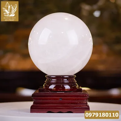 Quả Cầu Thạch Anh Trắng 15,52kg - Quà Tặng Phong Thủy - M06062