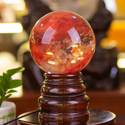 Quả Cầu Đá Núi Lửa Đỏ | Đá Obsidian Đỏ 6.0kg - M03468