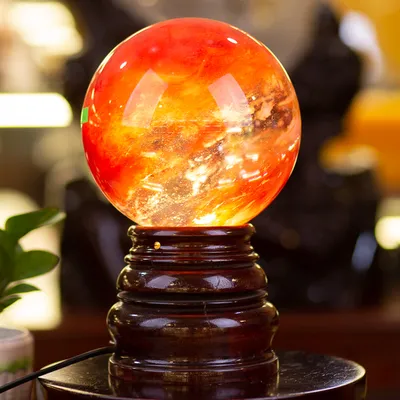 Quả Cầu Đá Núi Lửa Đỏ | Đá Obsidian Đỏ 6.0kg - M03468