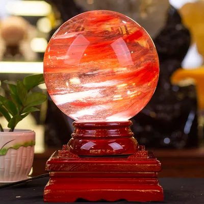 Quả Cầu Đá Núi Lửa Đỏ | Đá Obsidian Đỏ 9.6kg - M03469