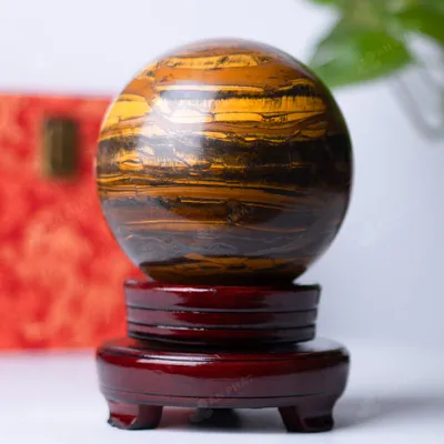 Quả Cầu Phong Thủy Đá Mắt Hổ - 2,34kg - M0390234